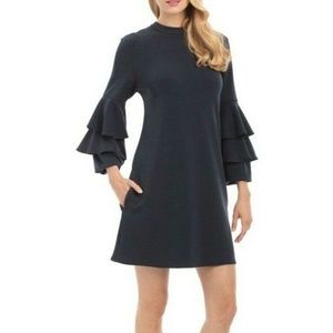 Nicole Miller Ruffle Sleeve Dress